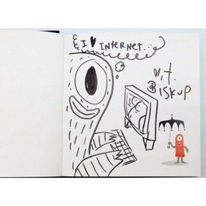 TIM BISKUP 'Helper' Original Art  'The Jackson 500 : Vol 1'  Signed & Sketched